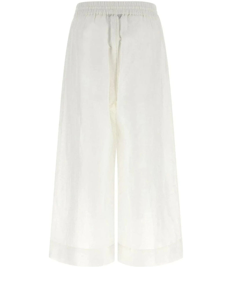 Polo Ralph Lauren Palazzo Pant in white, Linen — view 2
