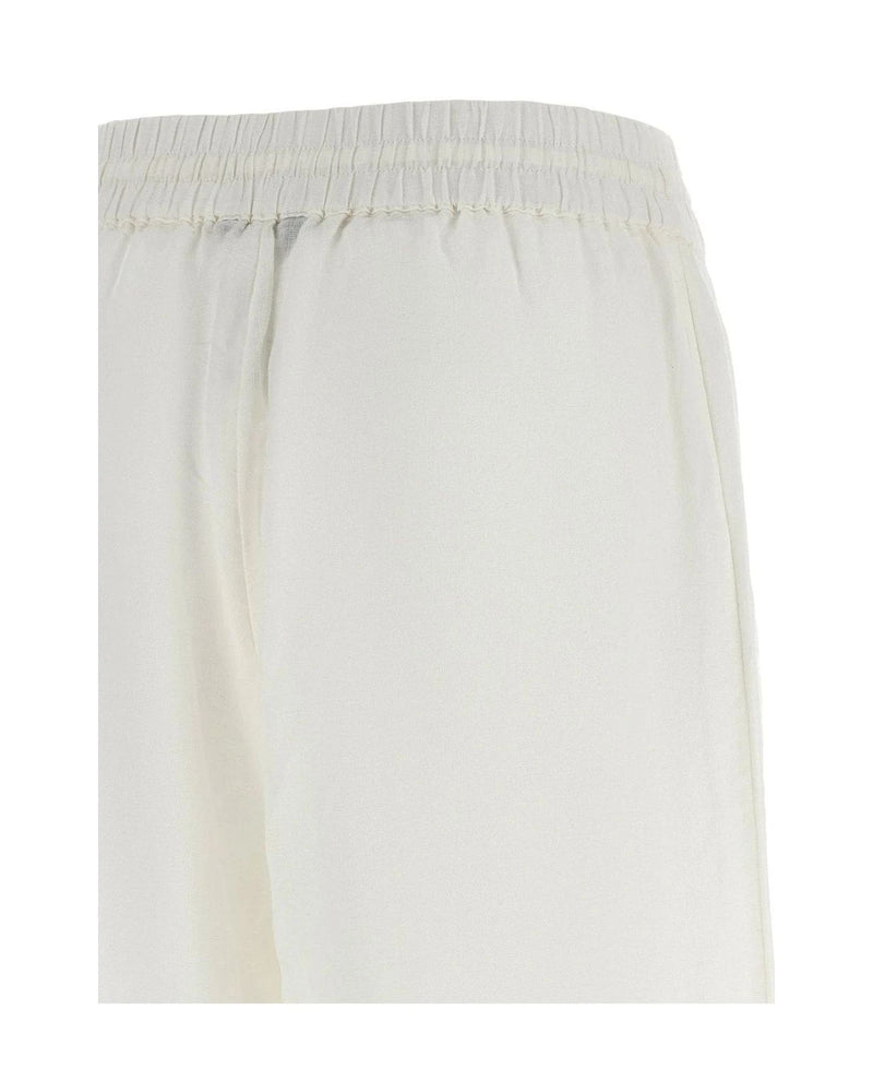 Polo Ralph Lauren Palazzo Pant in white, Linen — view 4