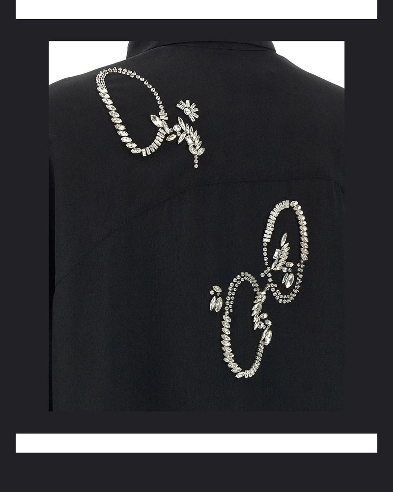Dries Van Noten Dress Shirt in black, Polyester — view 5