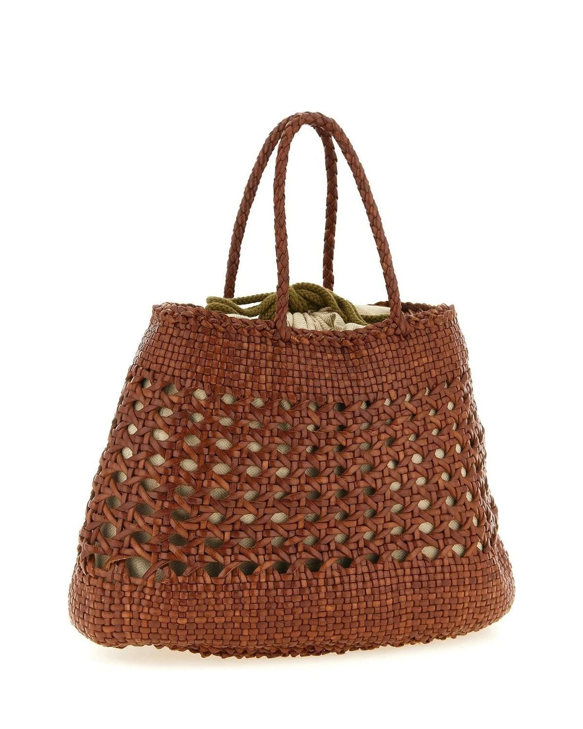 Dragon Diffusion Tote Bag in brown, Calfskin Leather — view 2