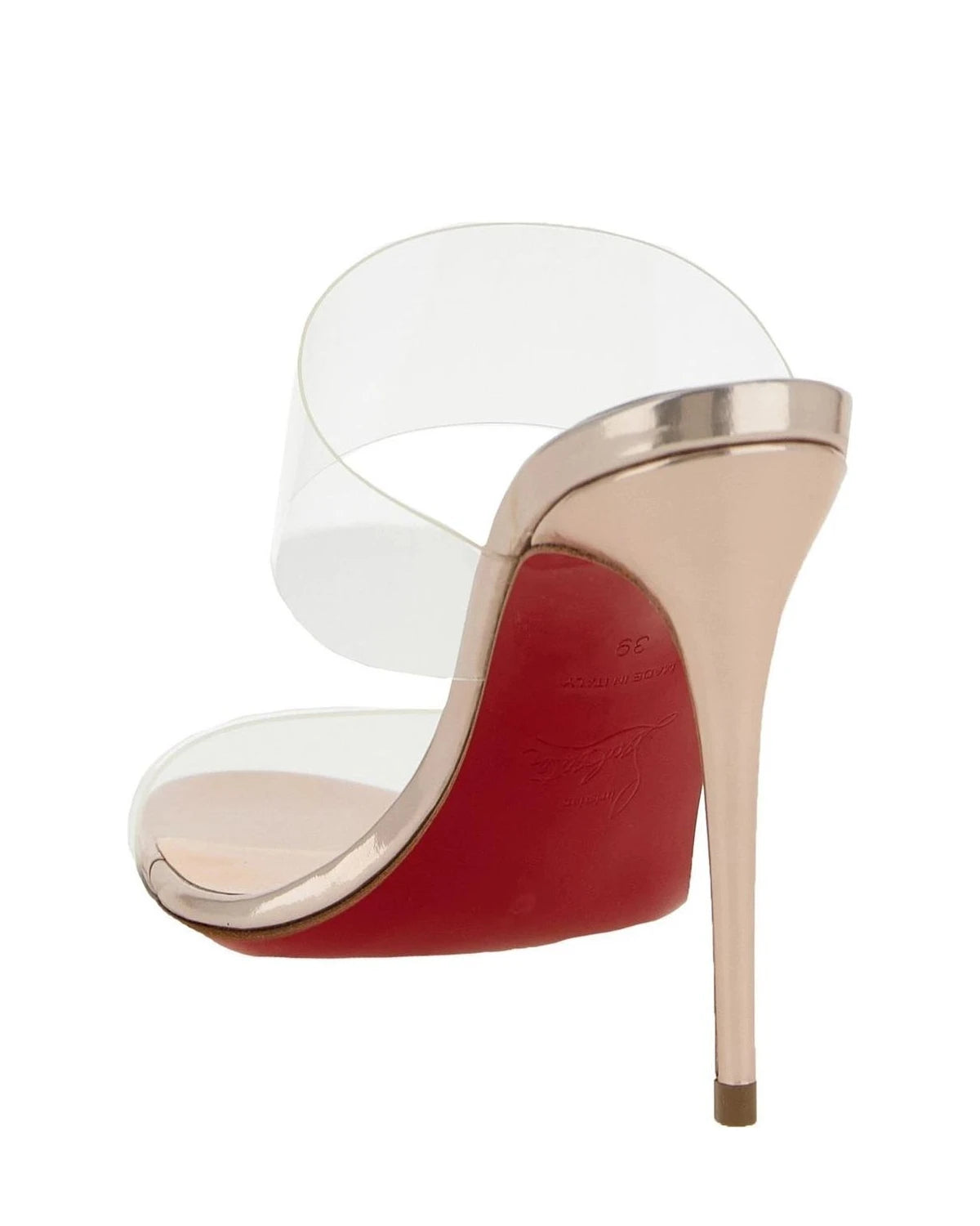 Christian Louboutin Sandals in pink, Calf Leather — view 3