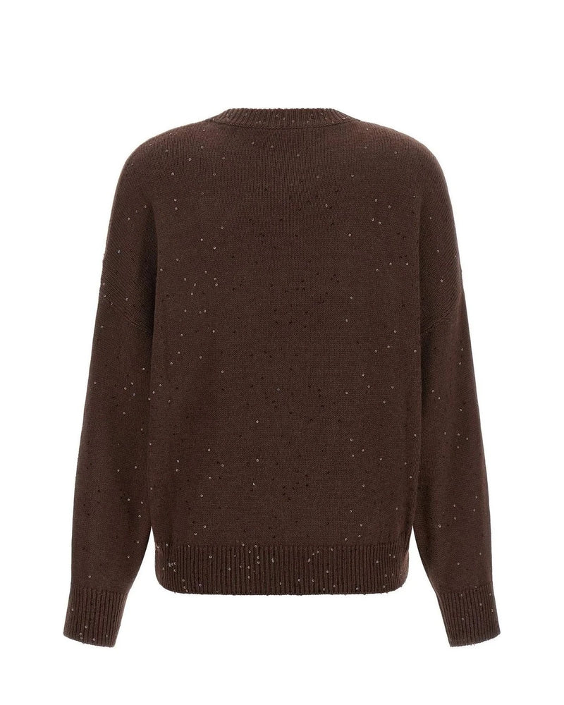 Brunello Cucinelli Sweater in brown, Cashmere — view 2