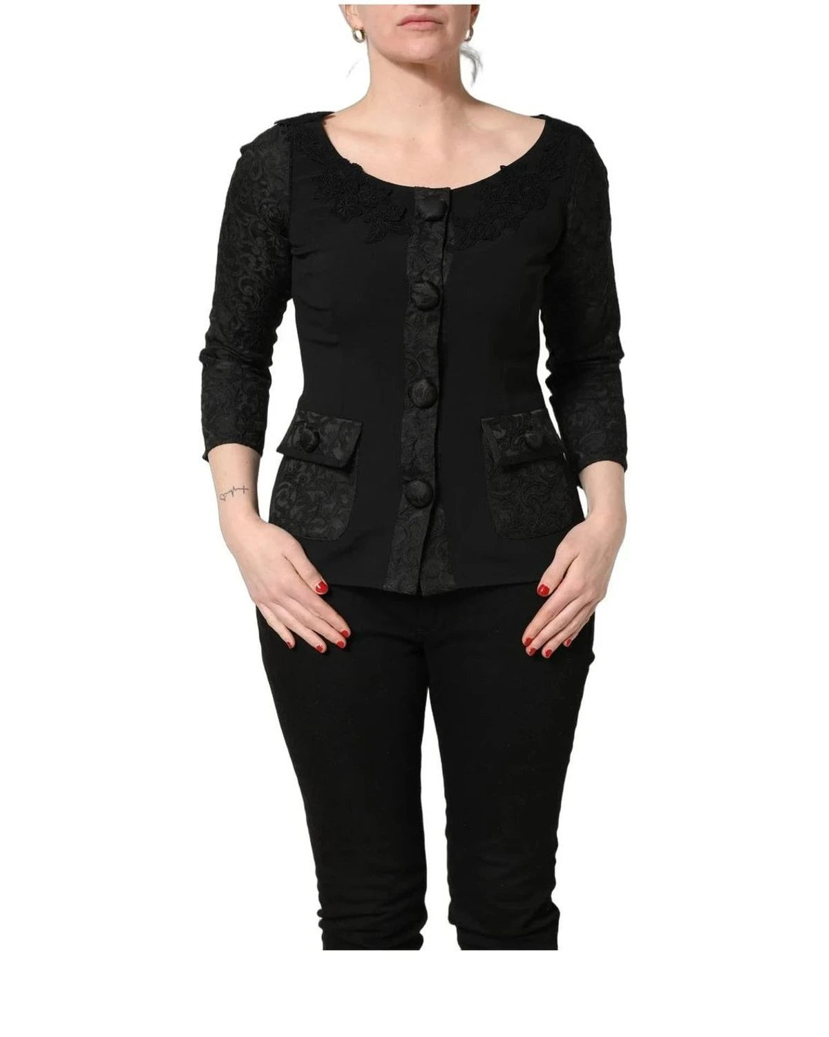 Dolce & Gabbana Blazer in black, Acetate — view 5