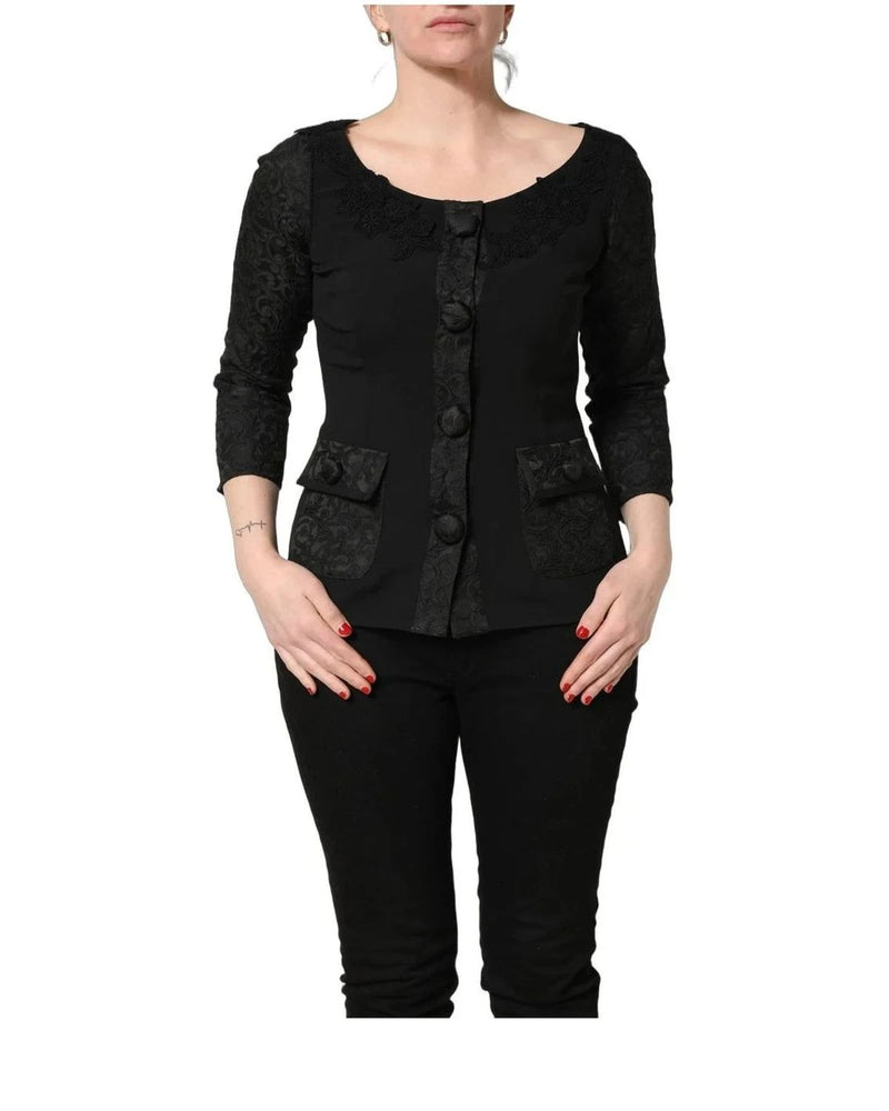 Dolce & Gabbana Blazer in black, Acetate — view 5