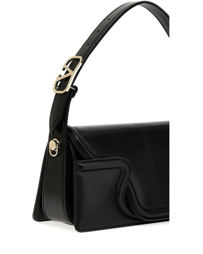 Valentino Garavani Shoulder Bag in black, Leather — view 3