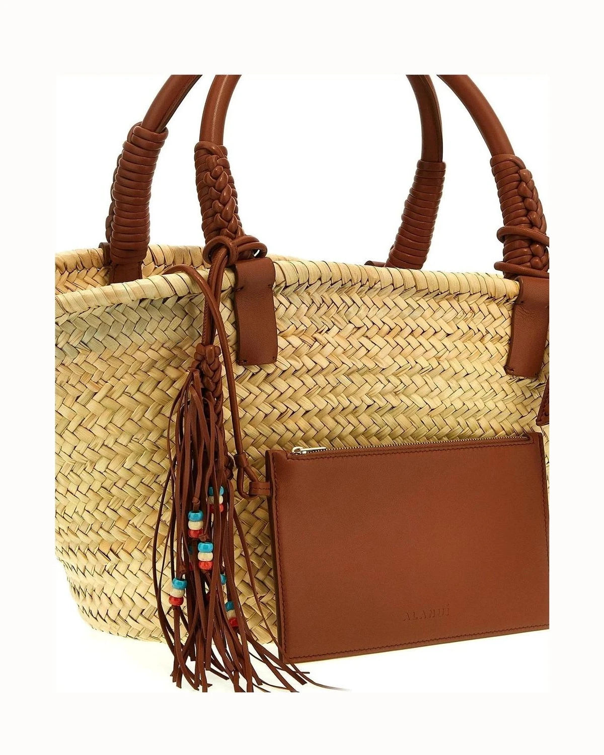 Alanui Tote Bag in brown, Acrylic — view 3