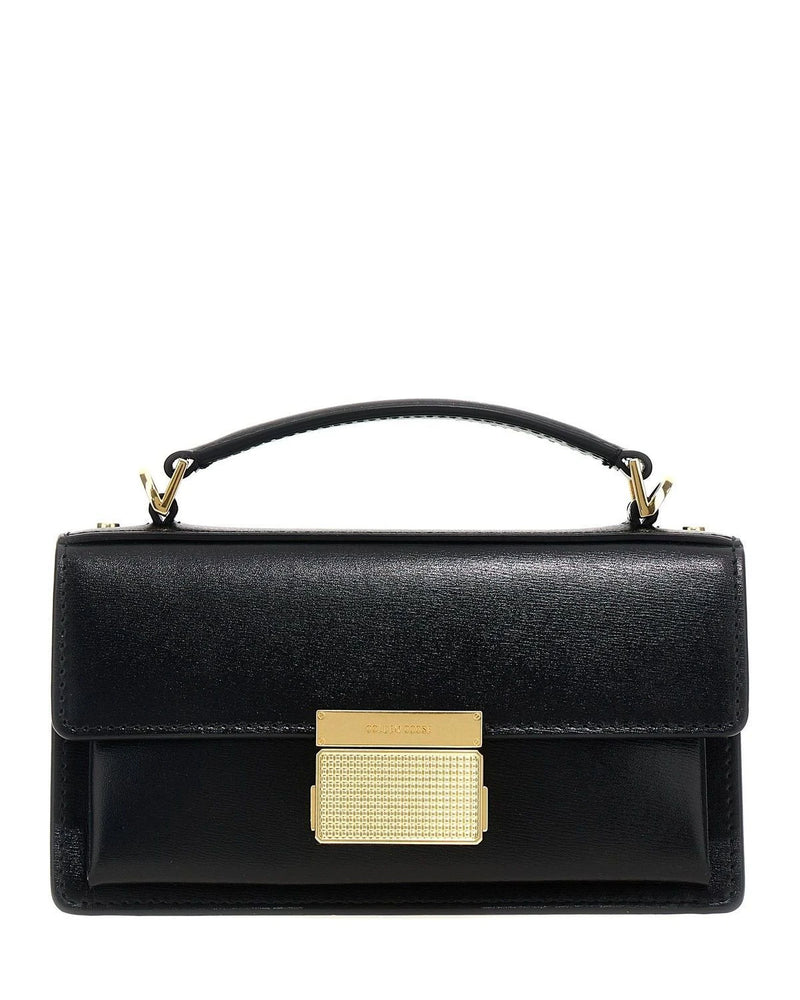 Black Cowhide Handbag 