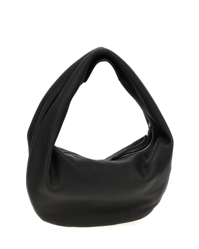 Khaite Hobo Bag in black, Calfskin Leather — view 2