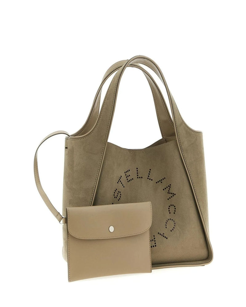 Stella McCartney Tote Bag in beige, Polyamide — view 3