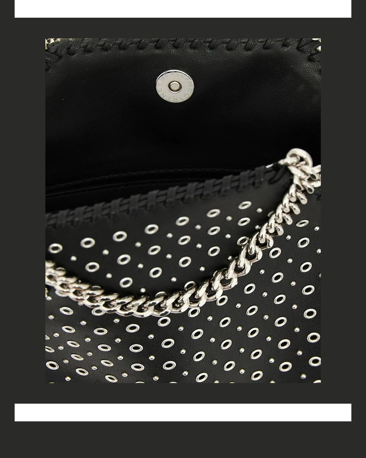 Stella McCartney Tote Bag in black, Polyester — view 4
