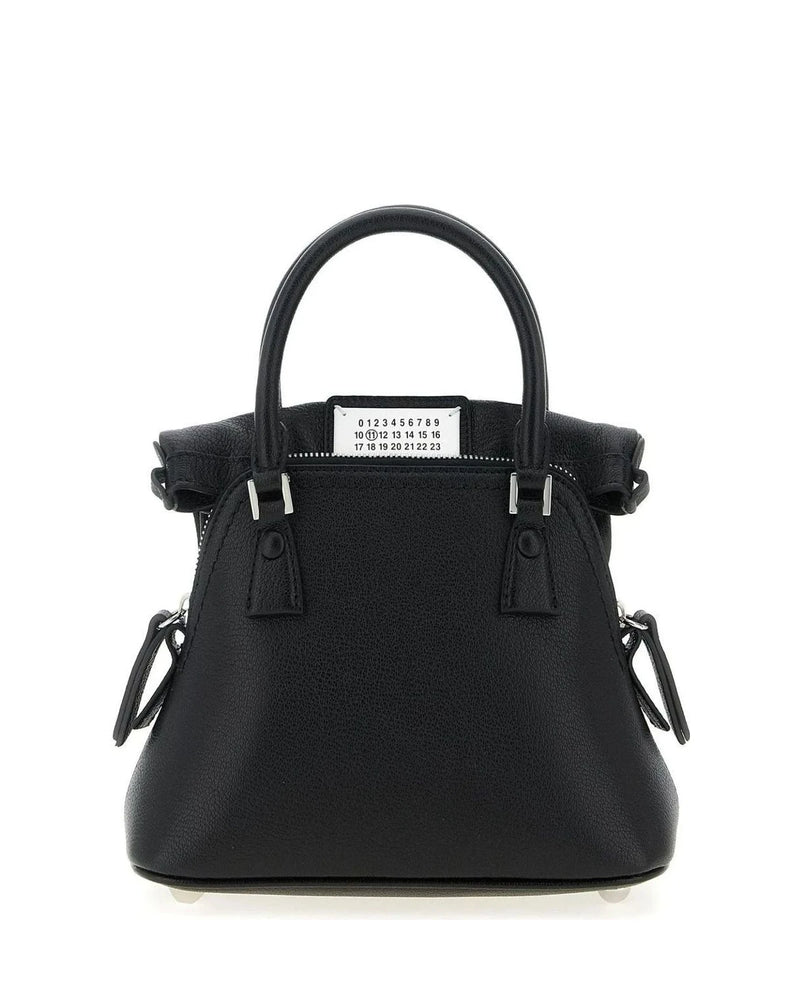 Maison Margiela Satchel Bag in black, Calfskin Leather