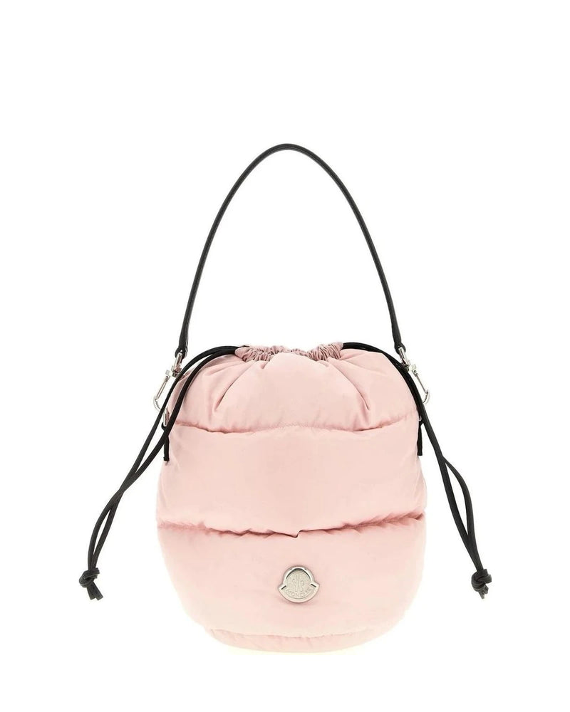 Moncler Bucket Bag in pink, Polyamide