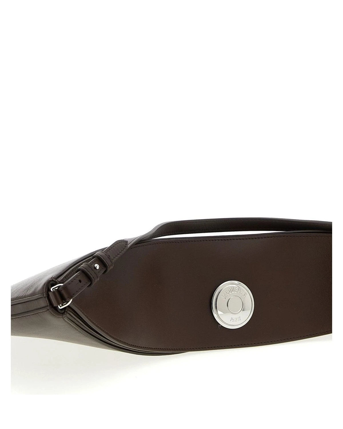Brown Calfskin Shoulder Bag 