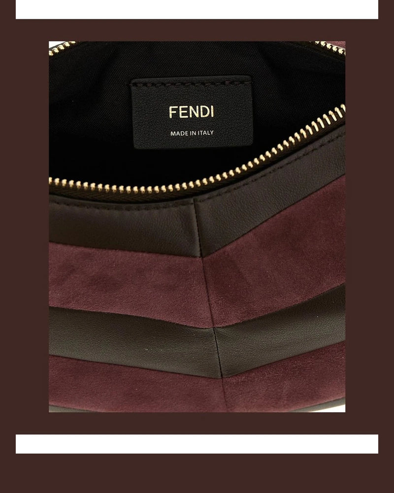 Fendi Hobo Bag in multicolor, Lamb Leather — view 4