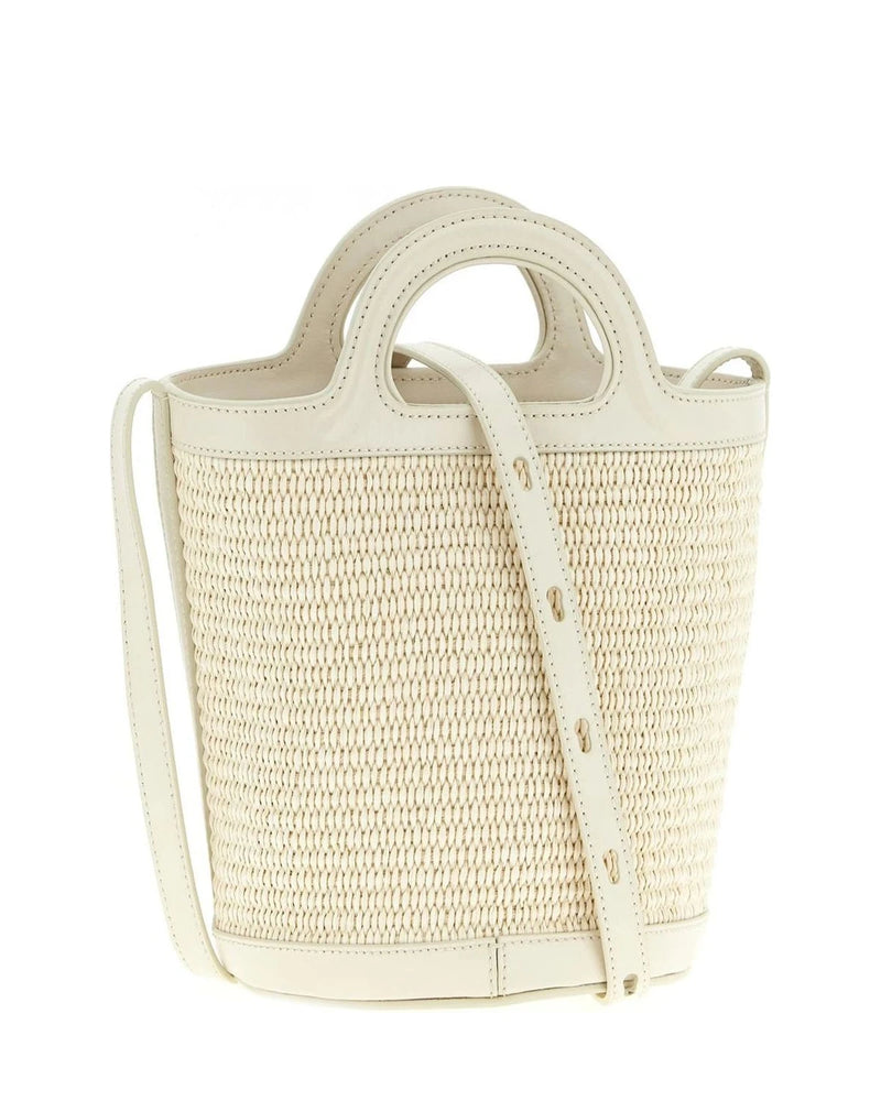 Marni Bucket Bag in white, Cotton — view 2