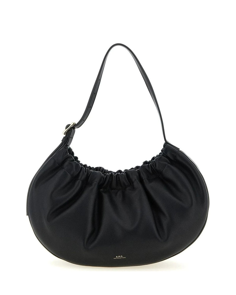 A.P.C. Shoulder Bag in black, Soft Cowhide