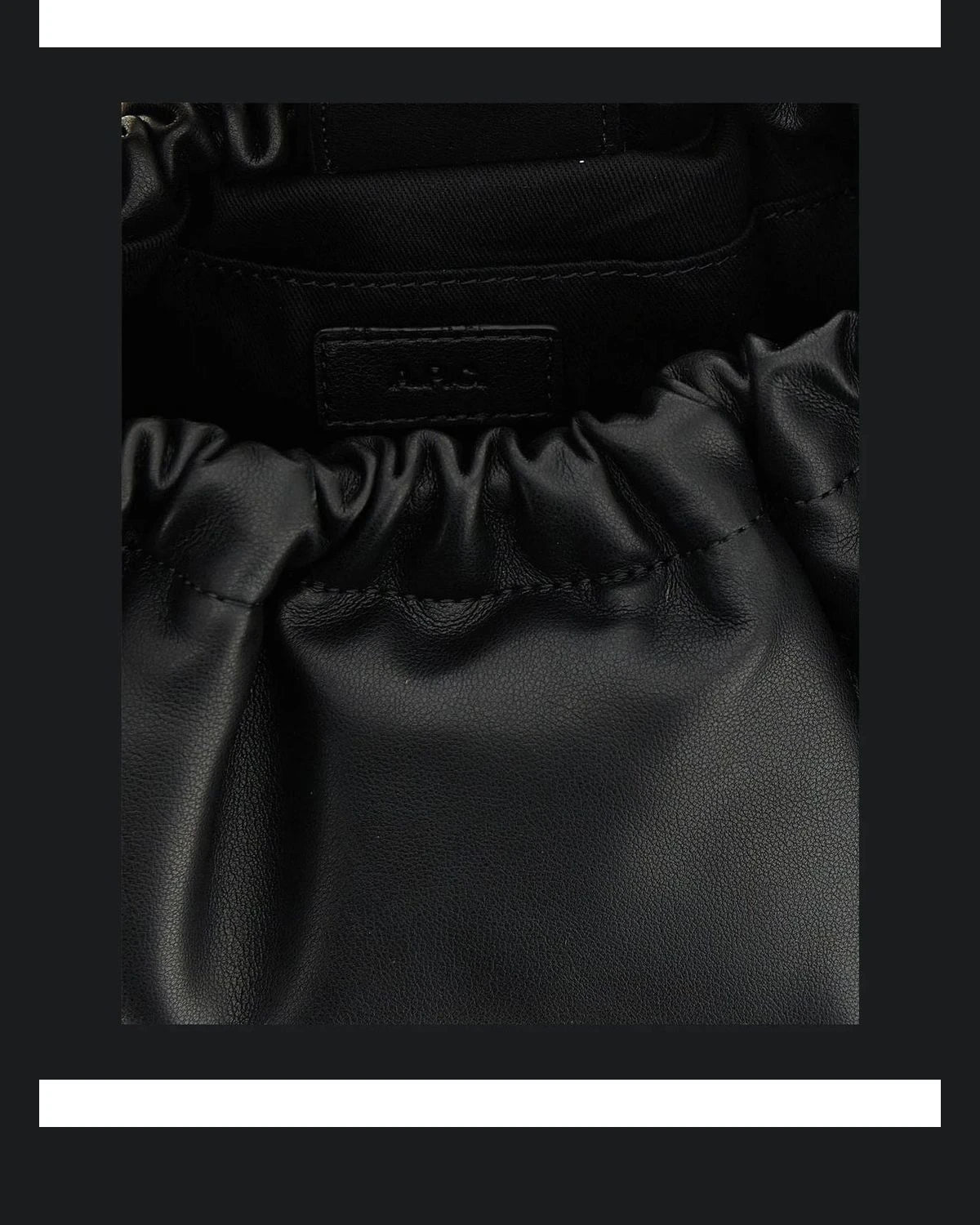 A.P.C. Shoulder Bag in black, Soft Cowhide — view 4