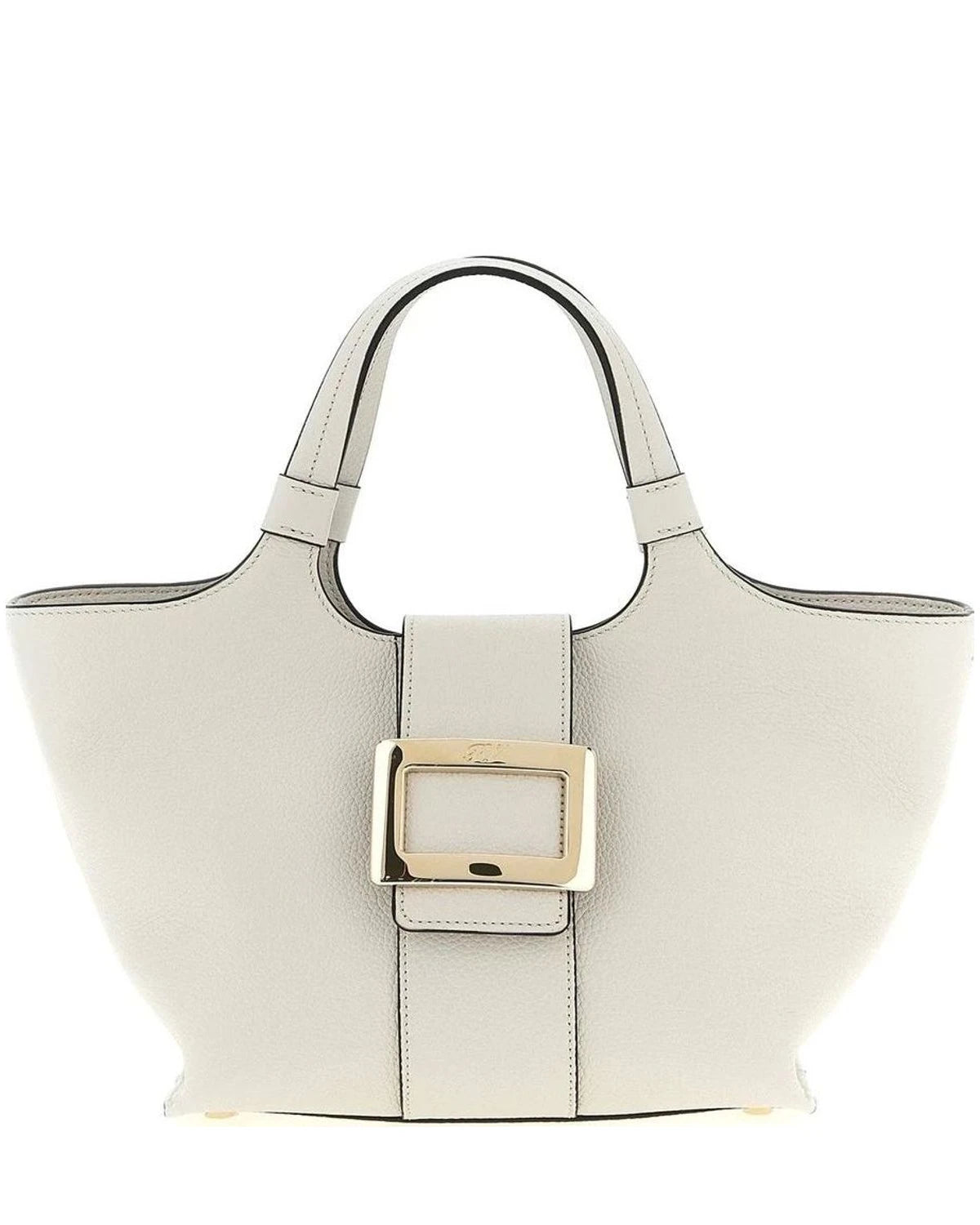 Roger Vivier Tote Bag in gray, Calfskin Leather