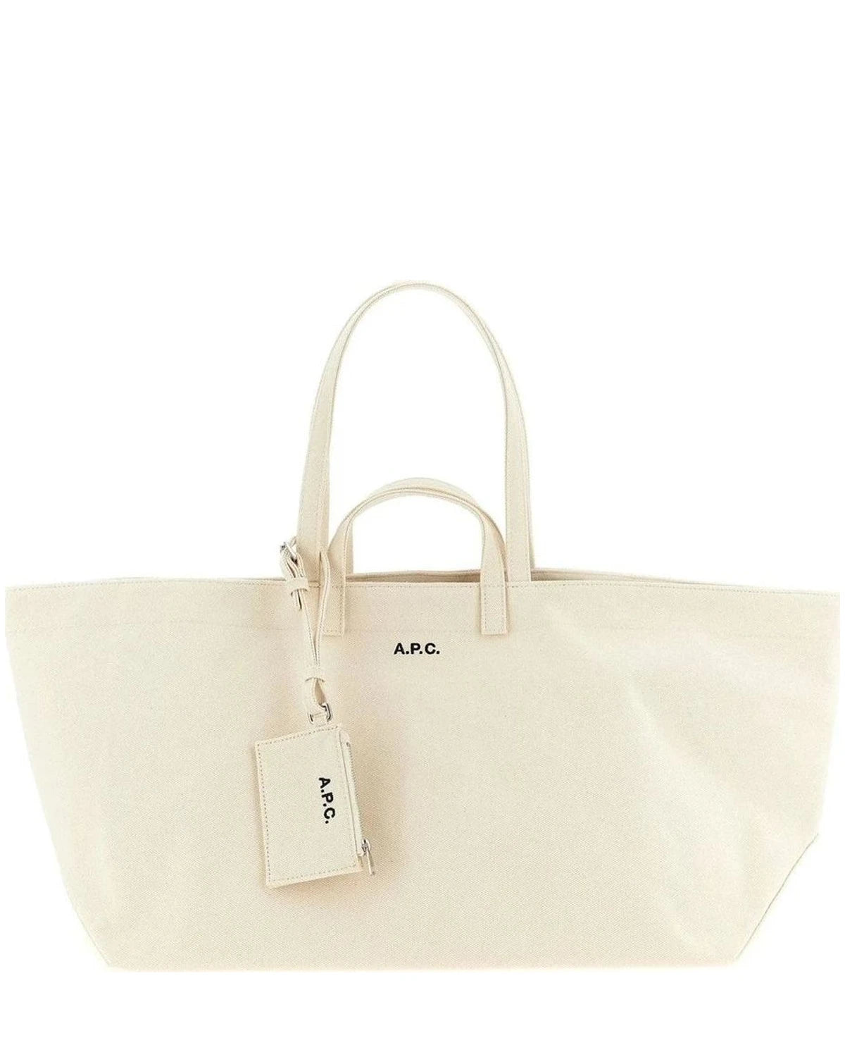 A.P.C. Tote Bag in beige, Cotton