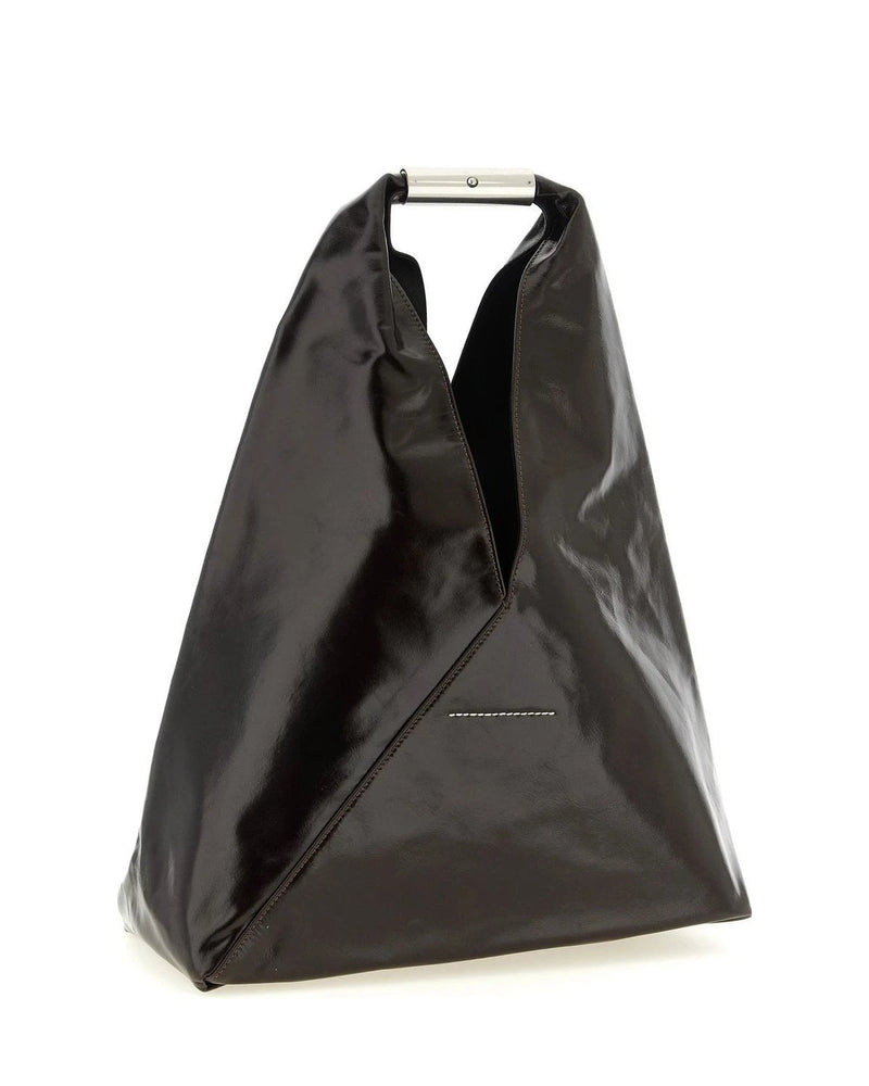MM6 Maison Margiela Tote Bag in brown, Cow Leather — view 2
