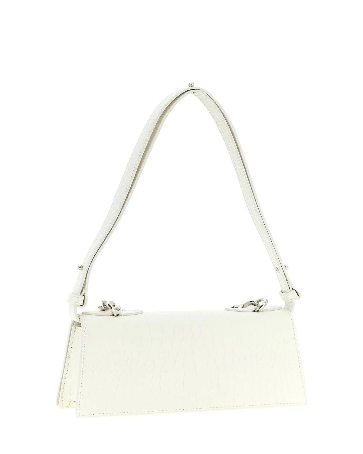 Alexander McQueen Shoulder Bag in white, Calfskin Leather — view 2