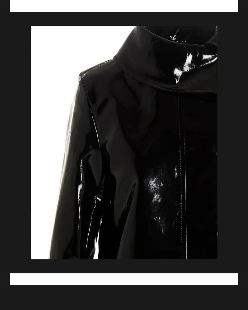 Raf Simons Rain Coat in black, Cotton — view 3