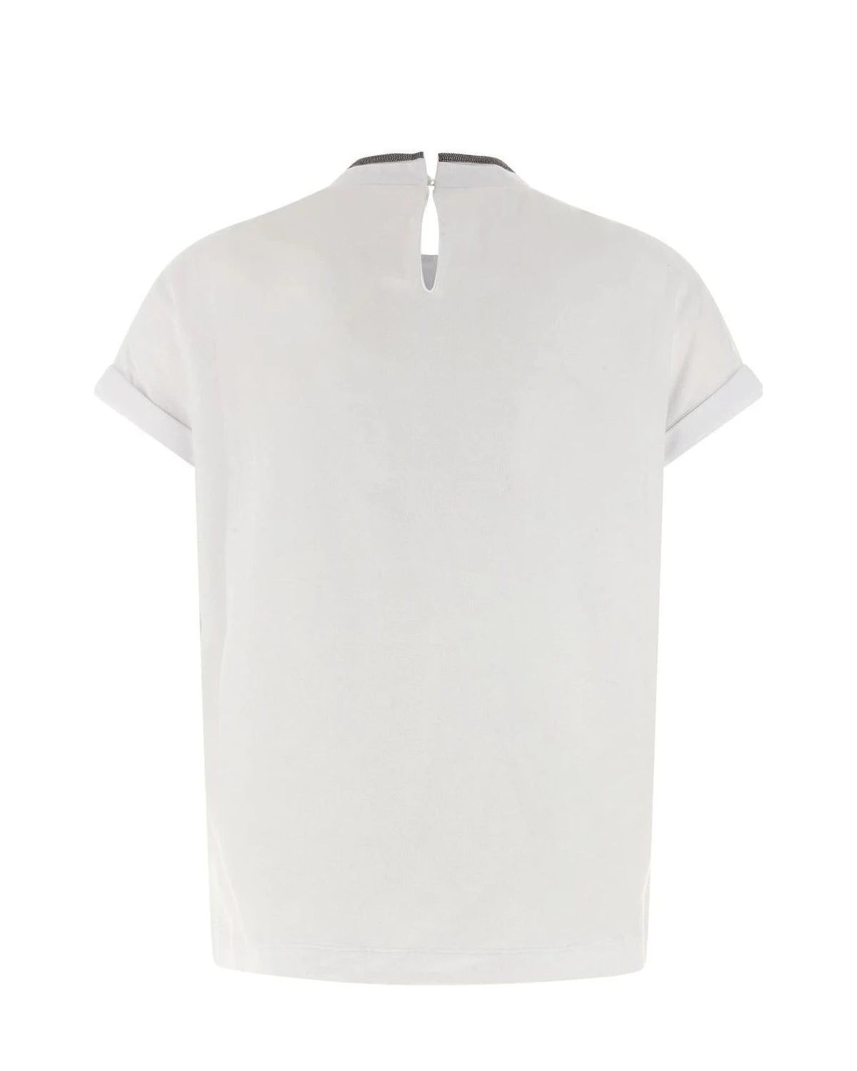Brunello Cucinelli T-Shirt in white — view 2