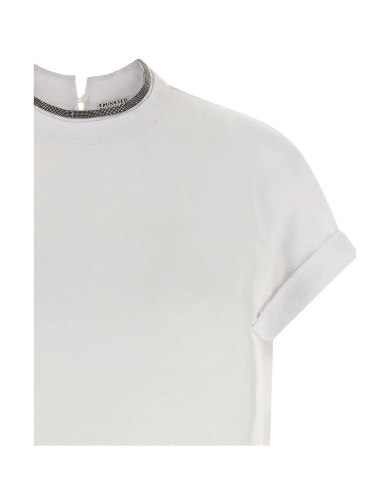 Brunello Cucinelli T-Shirt in white — view 3