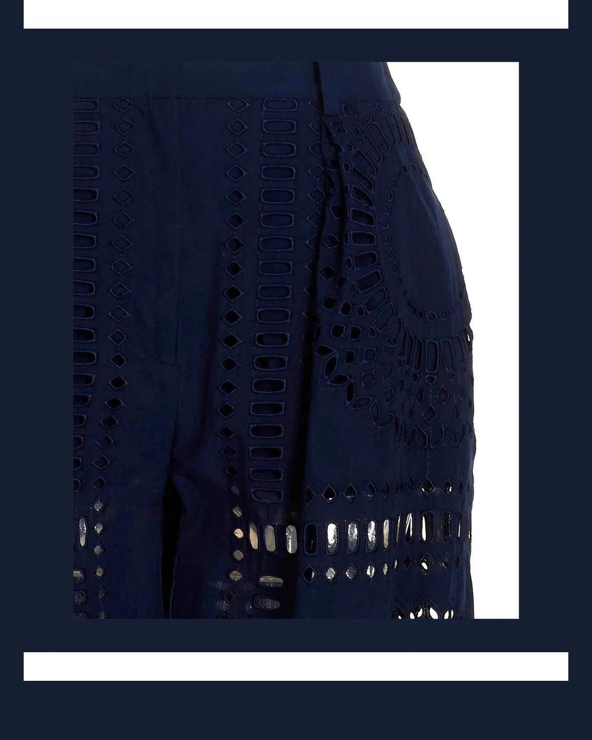 Alberta Ferretti Palazzo Pant in blue, Cotton — view 3