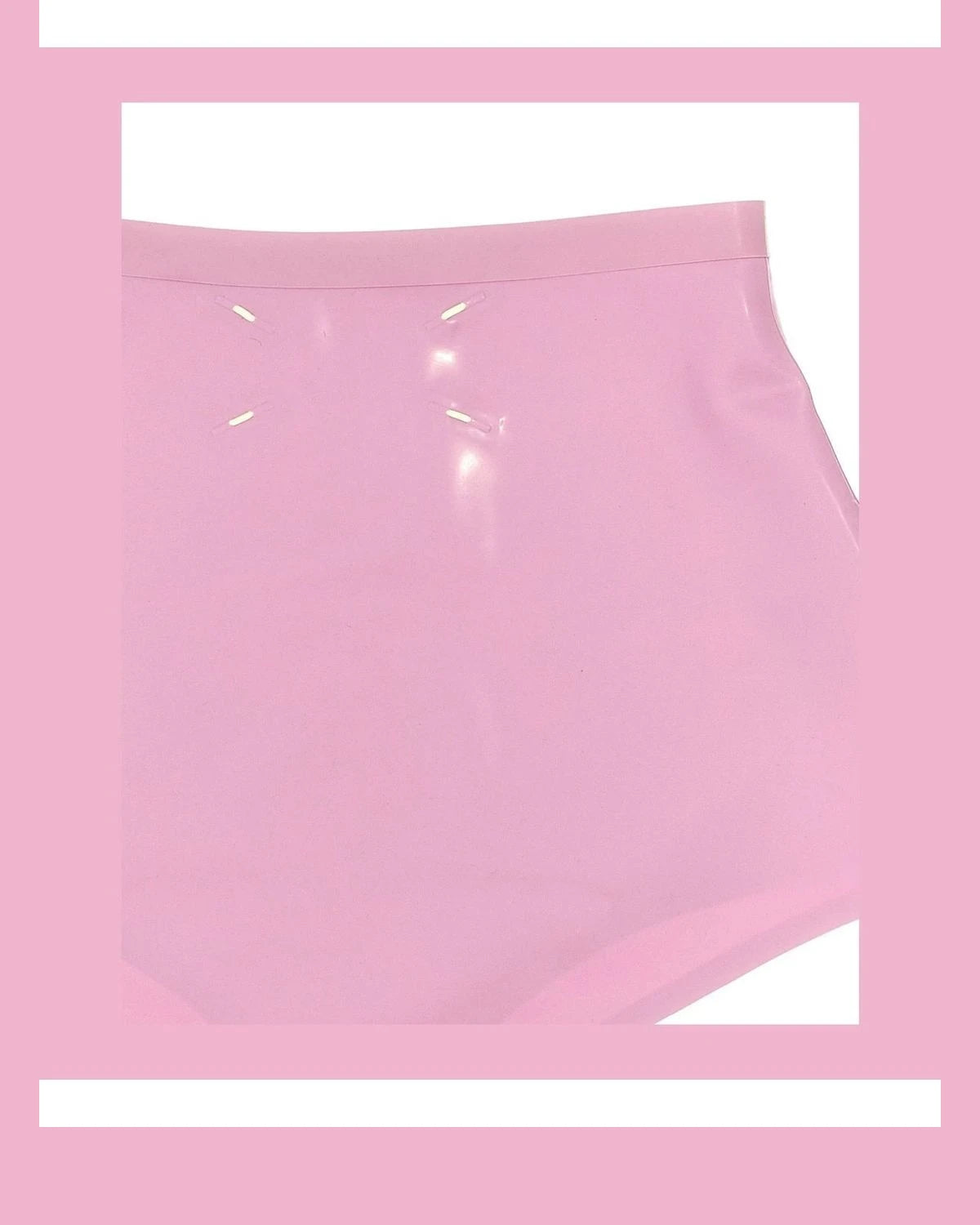 Maison Margiela High Waisted Brief in multicolor, Latex — view 3