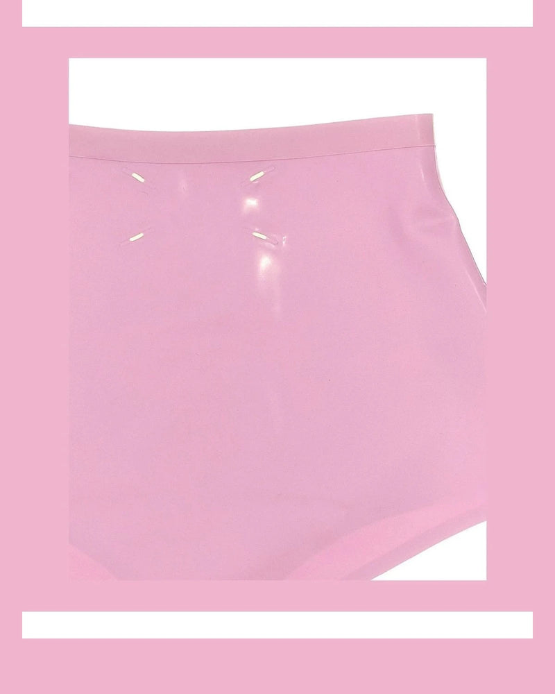 Maison Margiela High Waisted Brief in multicolor, Latex — view 3