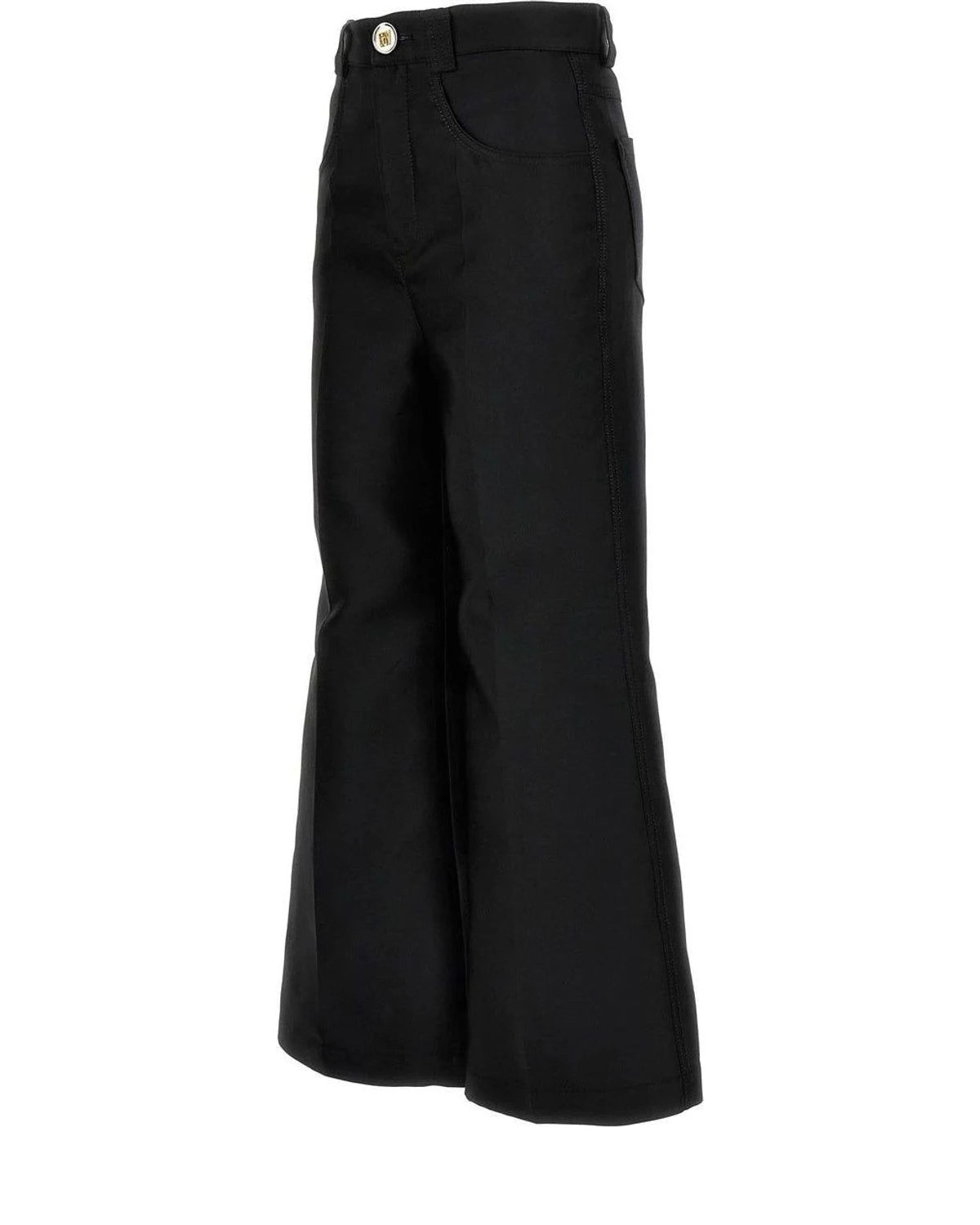 Giambattista Valli Palazzo Pant in black — view 3