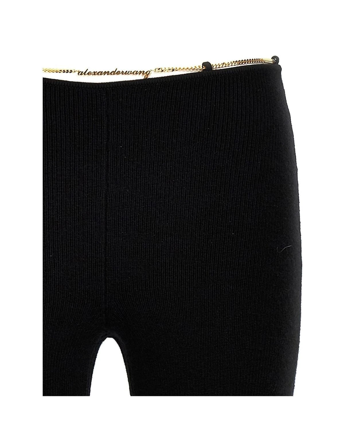 Alexander Wang Palazzo Pant in black, Wool — view 3