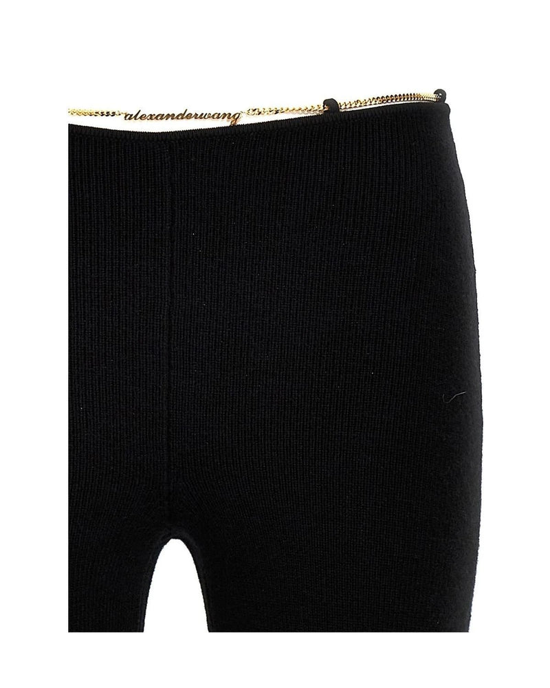 Alexander Wang Palazzo Pant in black, Wool — view 3