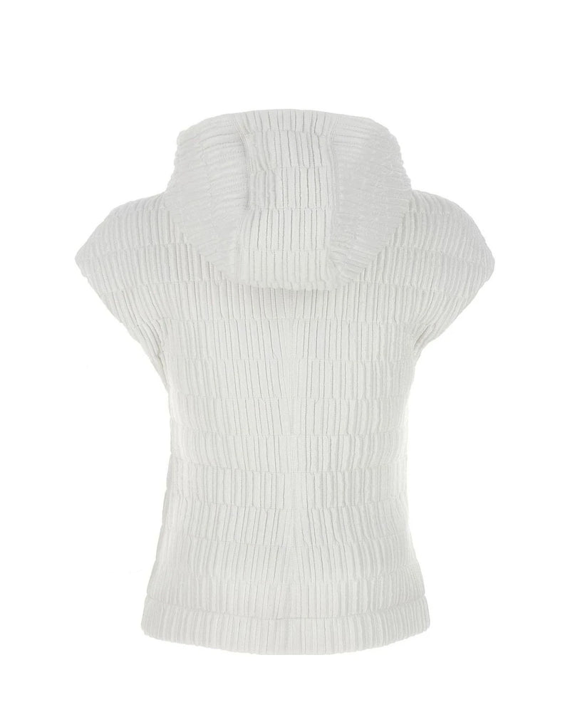 Ferragamo Vest in white, Polyamide — view 2