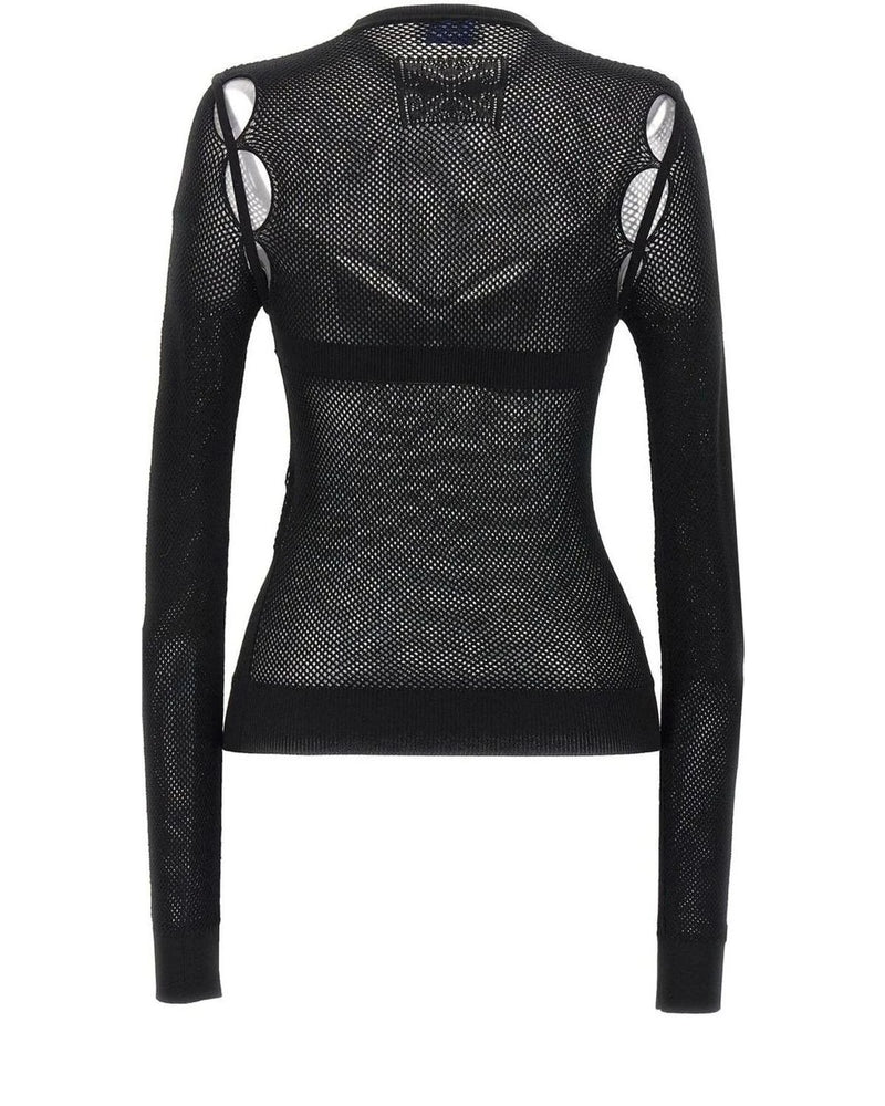 Off-White Tank Top in black, Viscose — view 2