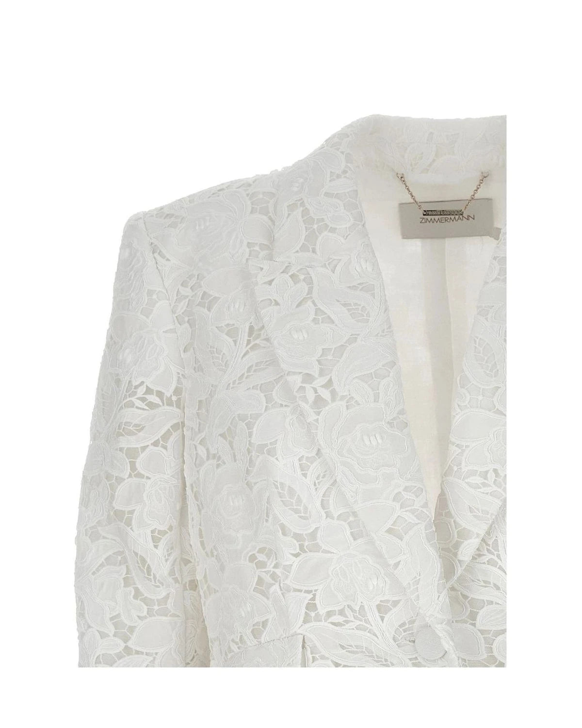 Zimmermann Blazer in white, Polyester — view 3