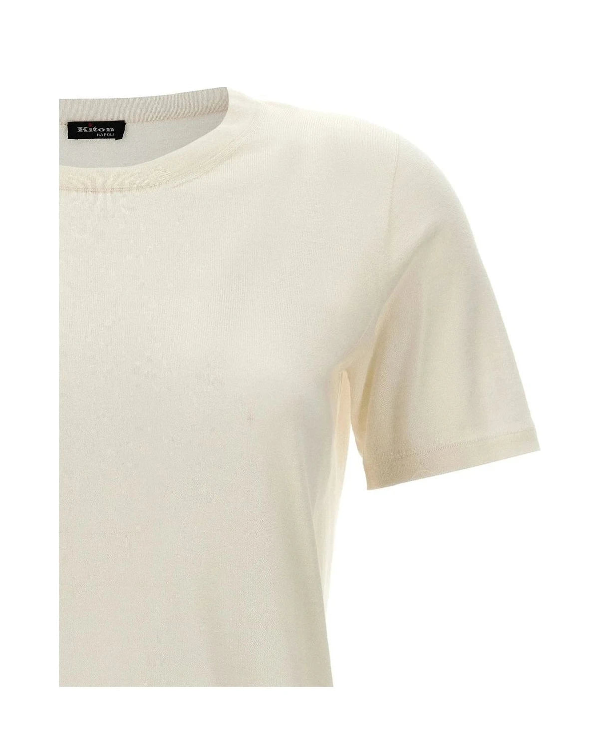 Kiton T-Shirt in white — view 3