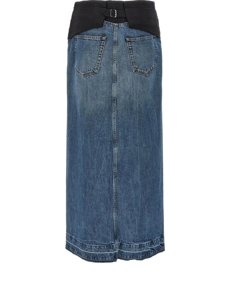 Stella McCartney Skirt in blue, Cotton — view 2