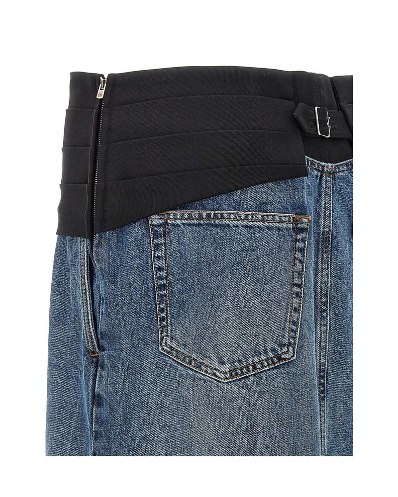 Stella McCartney Skirt in blue, Cotton — view 4