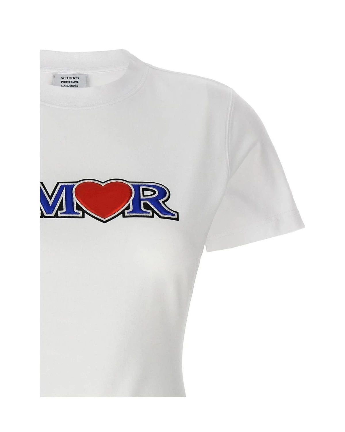 Vetements T-Shirt in white, Cotton — view 3