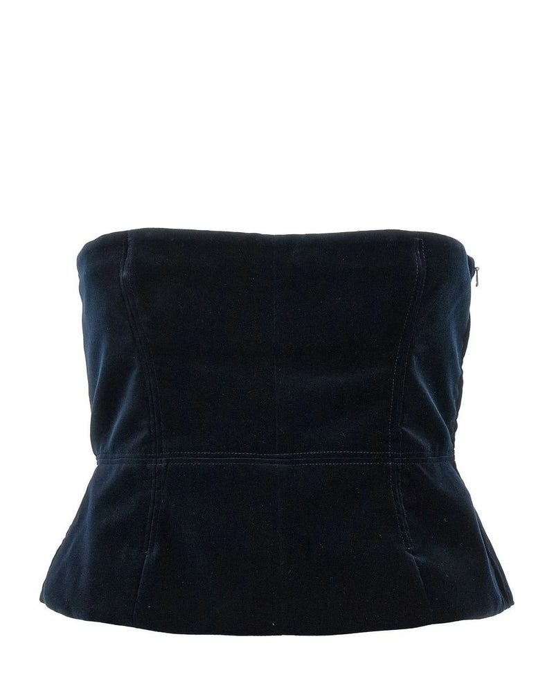 Tom Ford Corset Top in blue