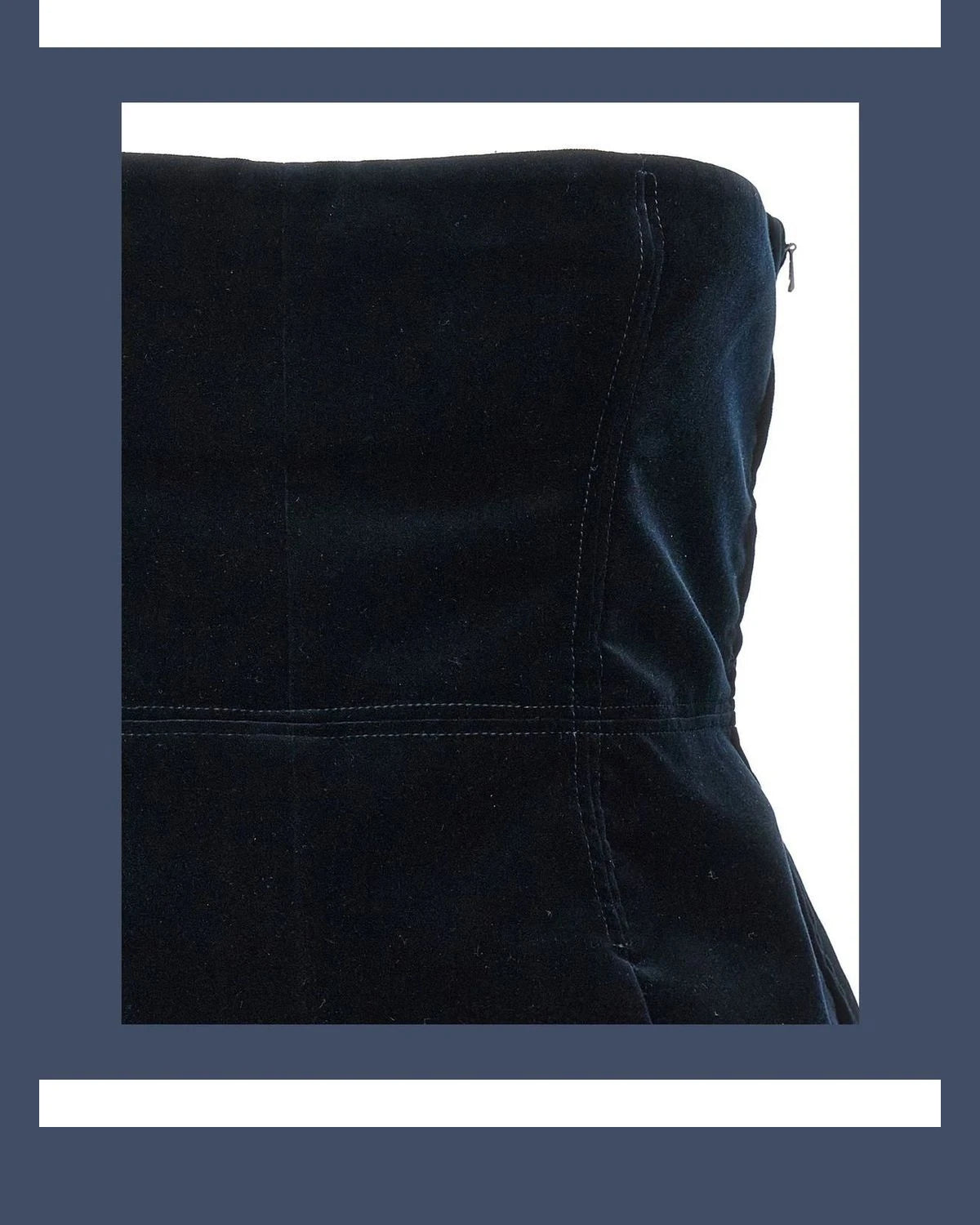Tom Ford Corset Top in blue — view 3