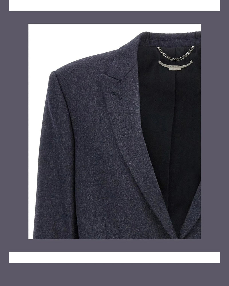 Stella McCartney Blazer in blue, Viscose — view 3