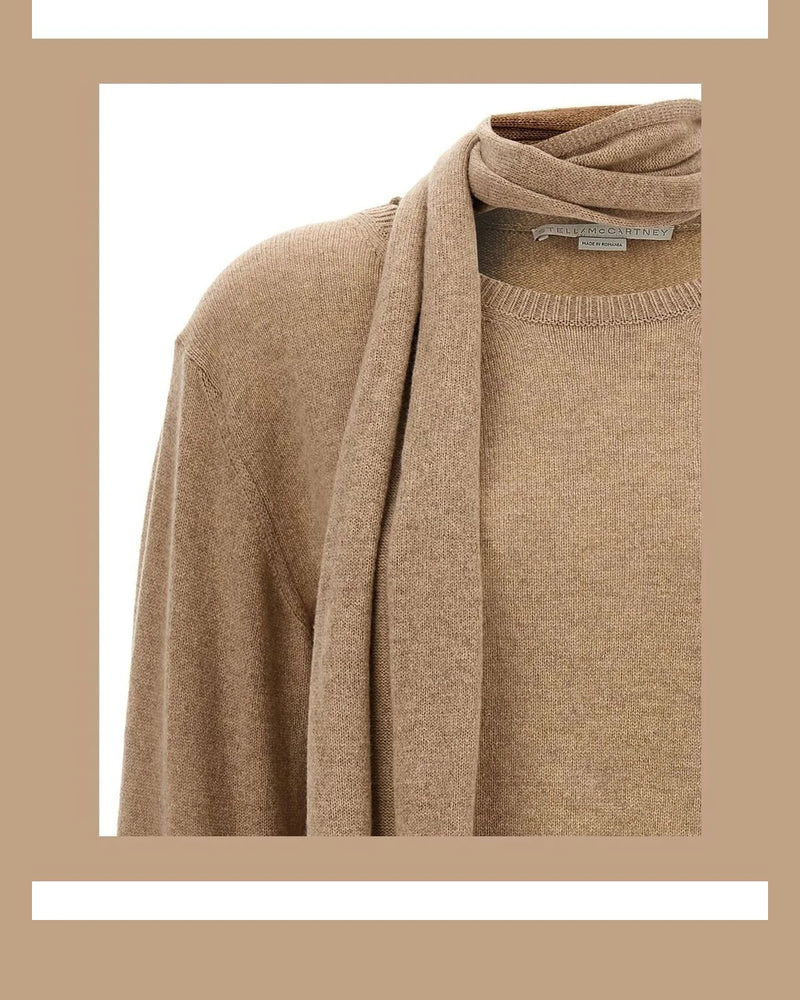 Stella McCartney Sweater in beige, Cashmere — view 3