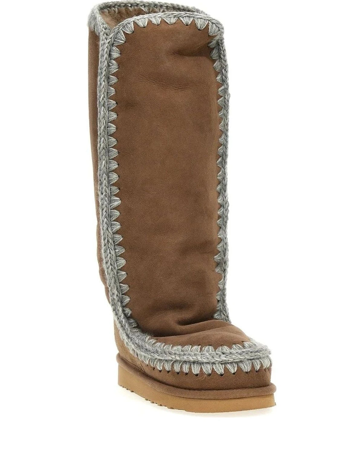 Mou Boots in brown, Lamb Leather — view 2