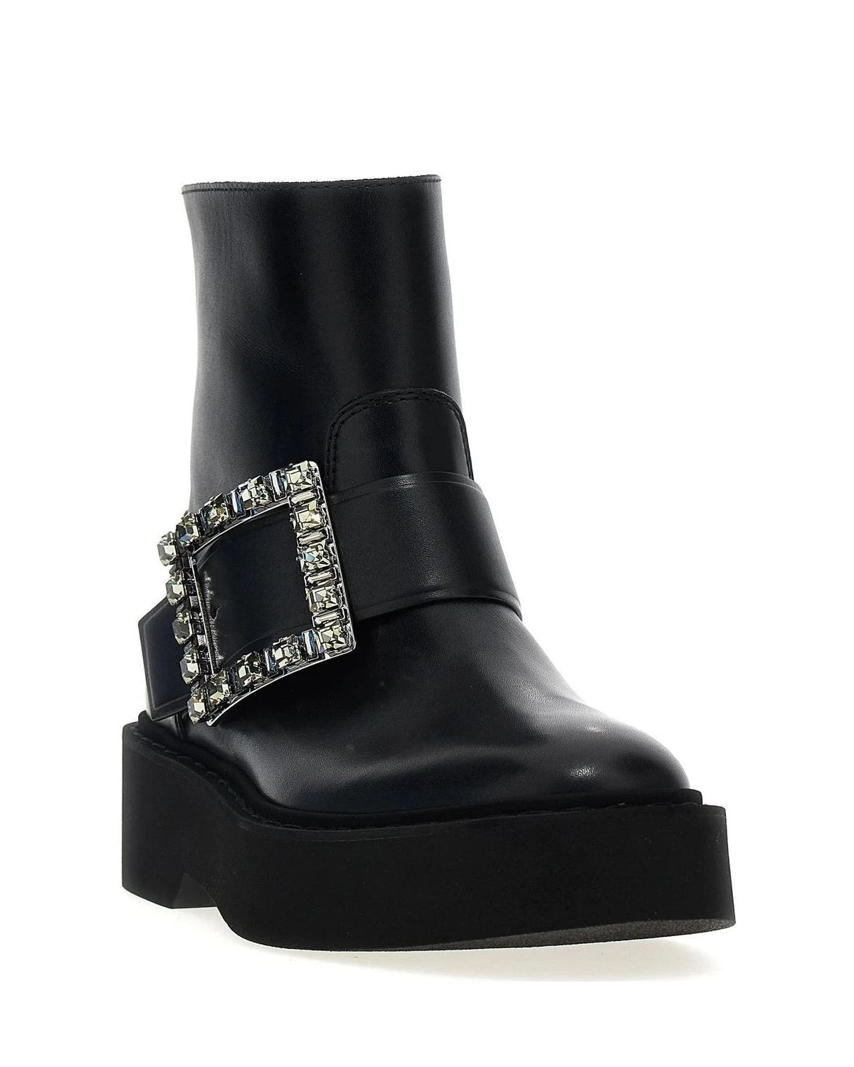 Roger Vivier Boots in black, Calfskin Leather — view 2