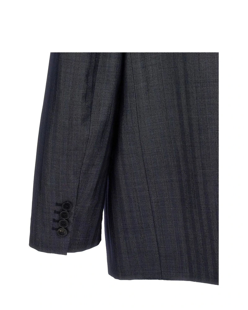 Etro Blazer in blue, Wool — view 4
