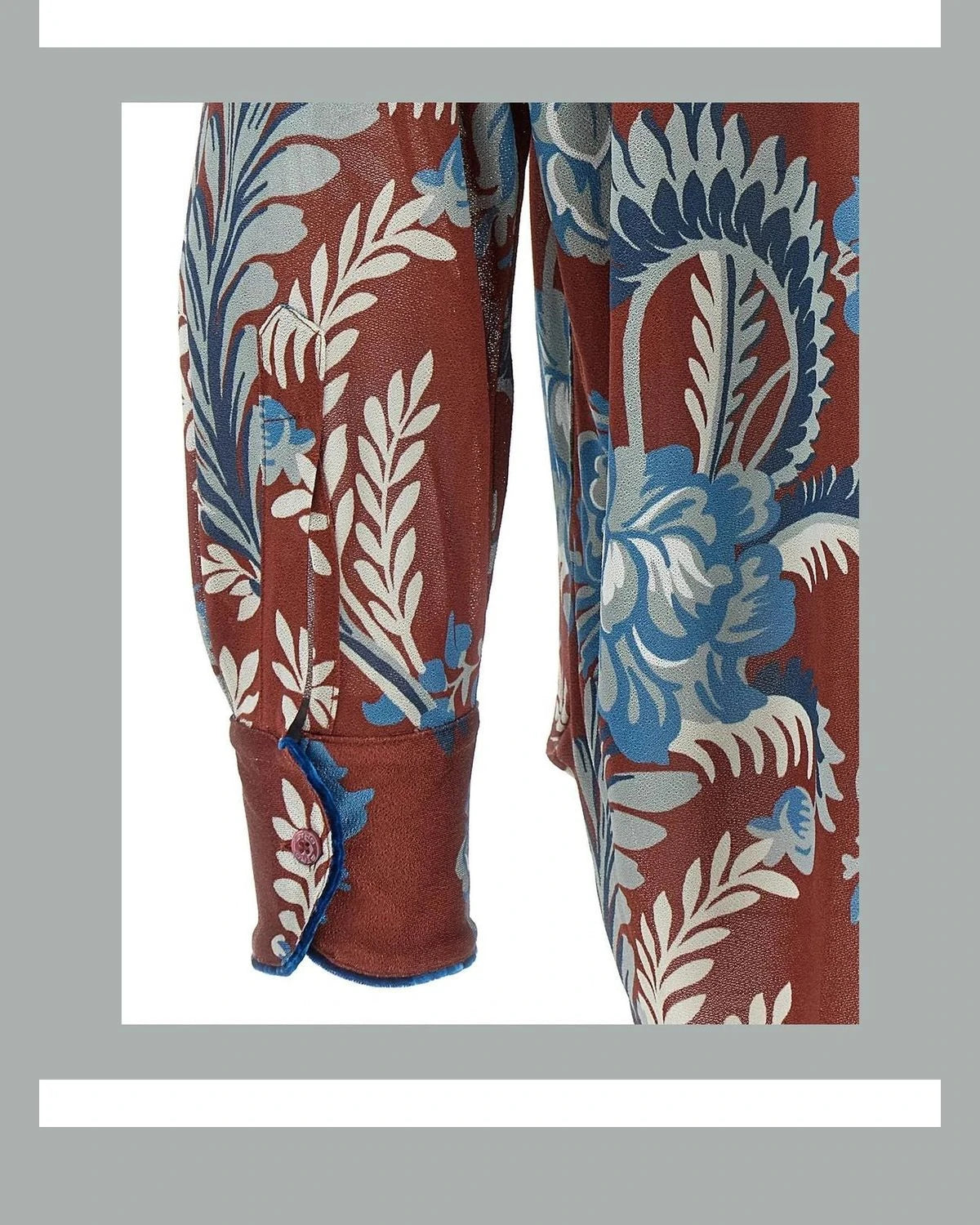 Etro Dress Shirt in multicolor, Viscose — view 4