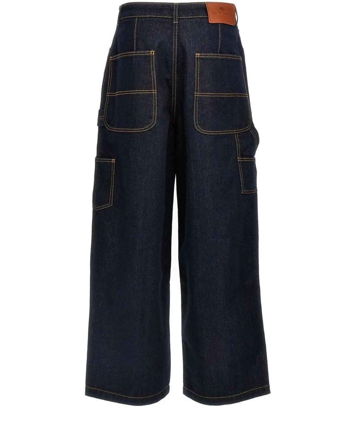 Etro Jean in blue, Cotton — view 2
